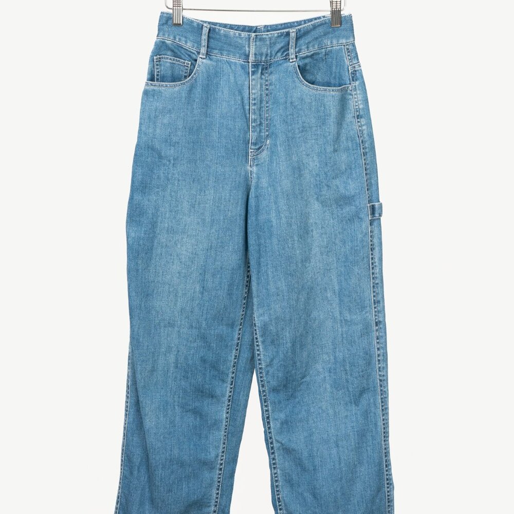Tibi Blue Spring-Weight Carpenter Jeans